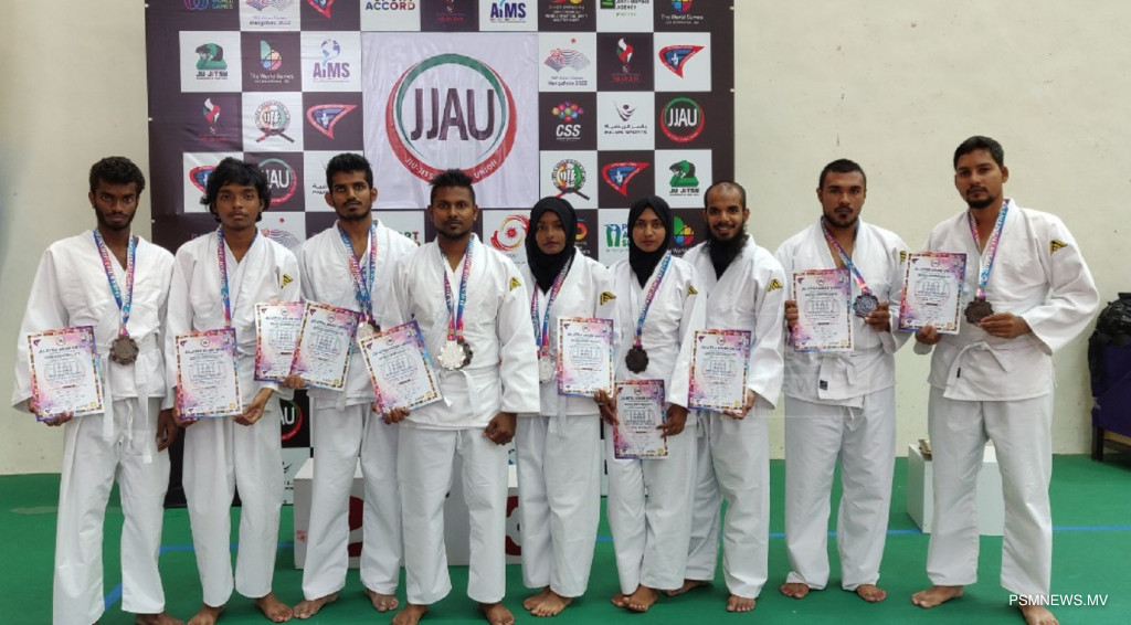 ޖޫ-ޖިޓްސޫ އެސޯސިއޭޝަނުން ރާއްޖެއަށް 4 ރިހި މެޑަލް އާއި 7 ލޯ މެޑަލް ހޯދައިދީފި