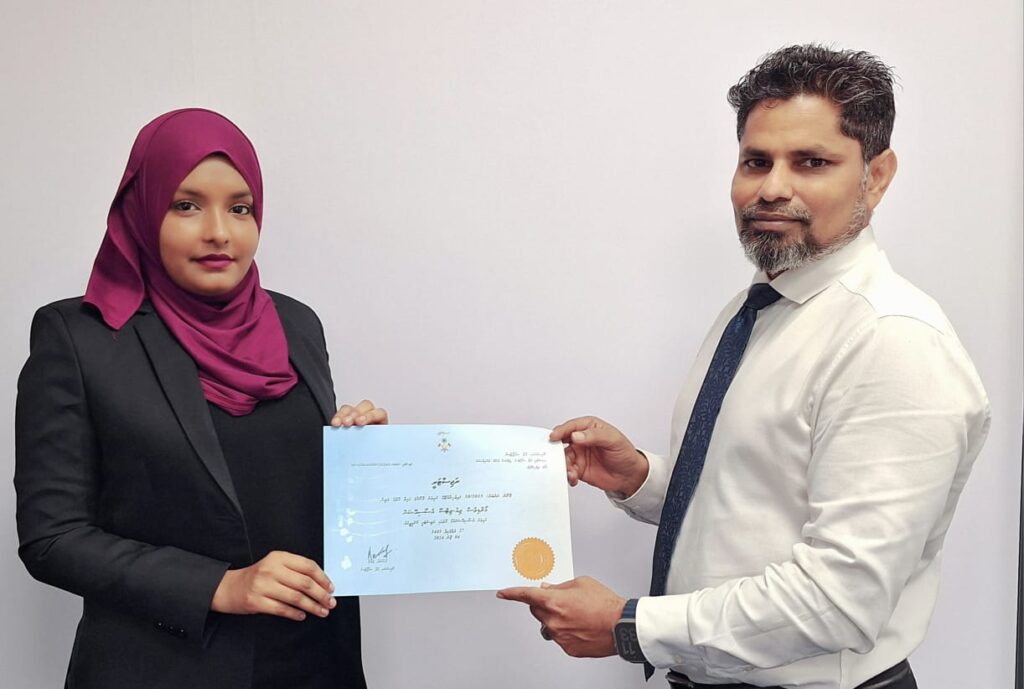 Maldives Jiu-Jitsu Association Officially Registered under Ministry of Sports, Fitness, and Recreation